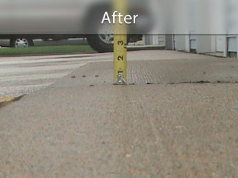 Repairing driveway with concrete leveling in IA