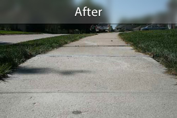 Fixing sunken concrete with PolyLevel® in Des Moines