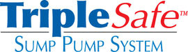 Sump pump system logo for our TripleSafe™, available in areas like Creston