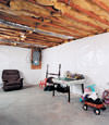 CleanSpace® basement wall vapor barrier installed in Algona